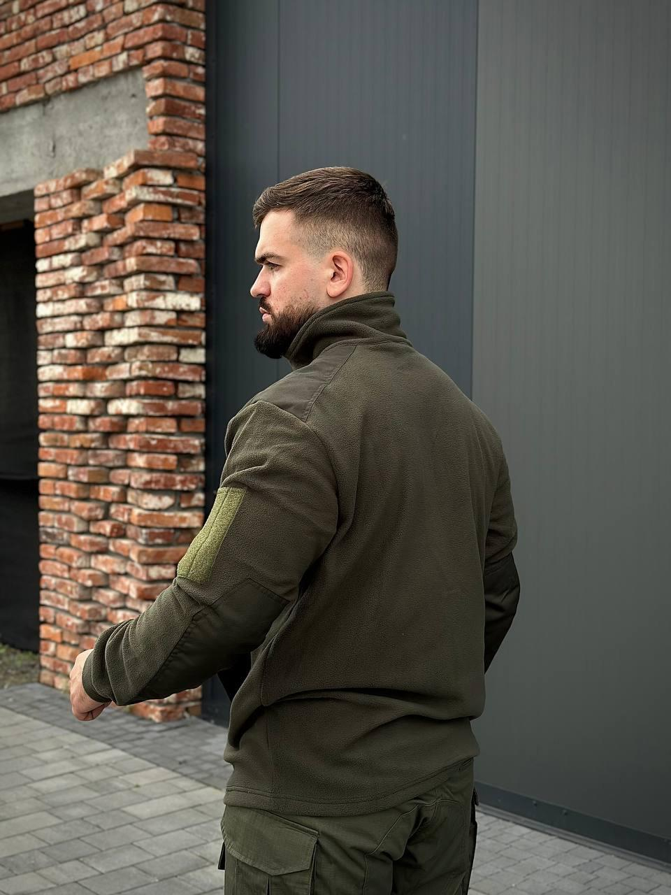 Флісова кофта B&L olive