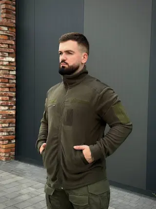 Флісова кофта B&L olive