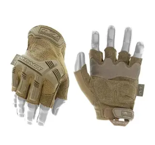 Рукавиці тактичні безпалі Mechanix M-Pact Fingerless койот