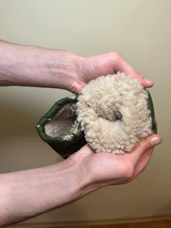 Рукавиці зимові піксель