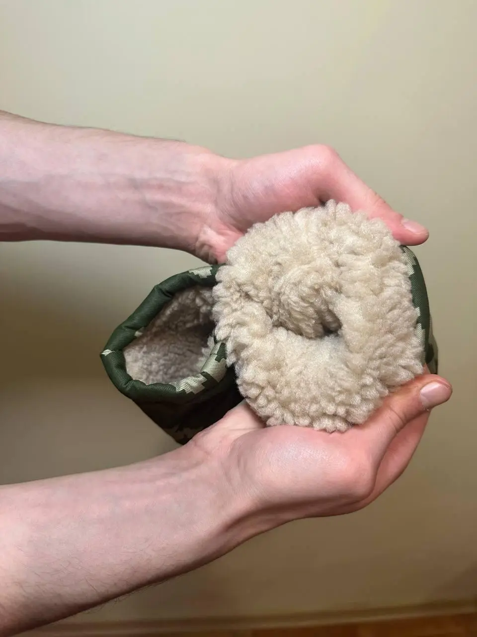 Рукавиці зимові піксель