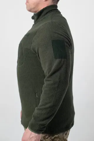 Військова Кофта Олива Army Combat Olive мікрофліс кубик