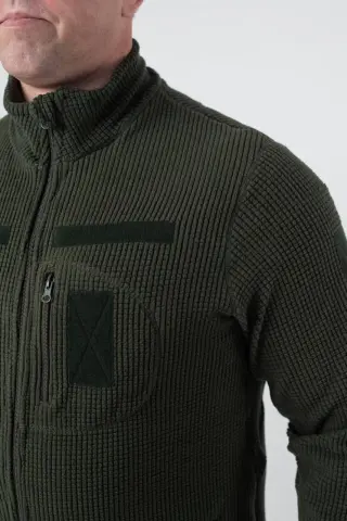 Військова Кофта Олива Army Combat Olive мікрофліс кубик