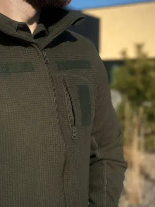 Військова Кофта Олива Army Combat Olive мікрофліс кубик