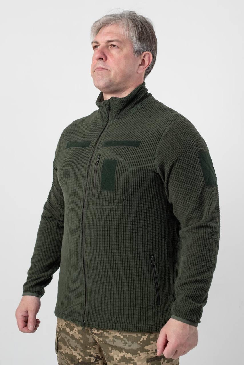 Військова Кофта Олива Army Combat Olive мікрофліс кубик