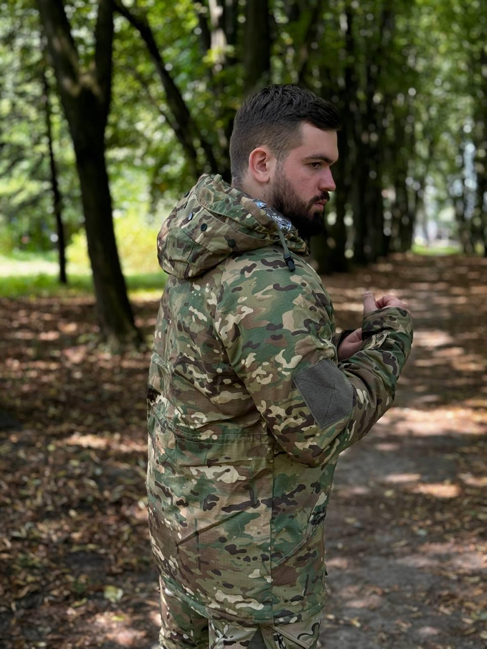 Куртка-парка мультикам G16