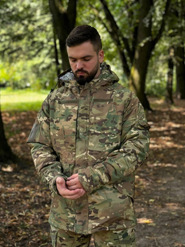 Куртка-парка мультикам G16