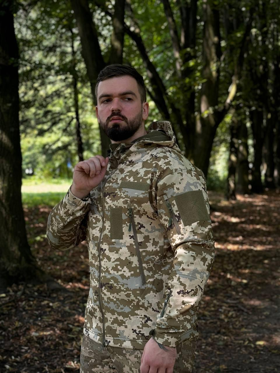Куртка Softshell піксель V-T