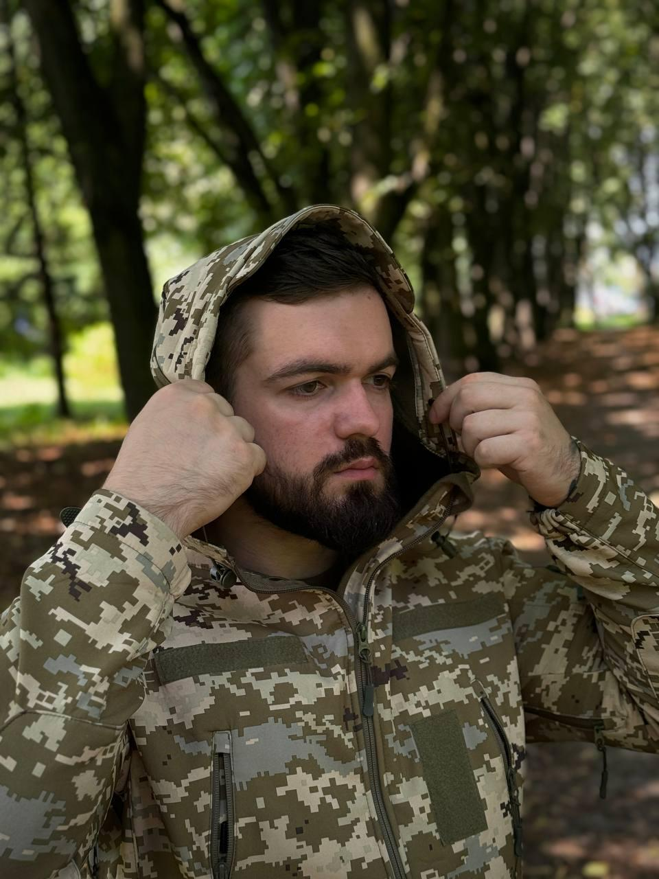 Куртка Softshell піксель V-T