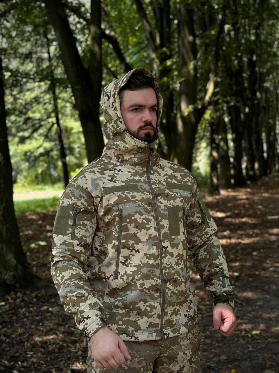 Куртка Softshell піксель V-T