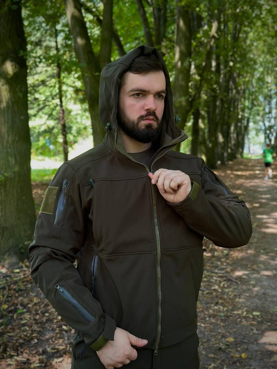 Костюм олива Softshell Куртка + штани