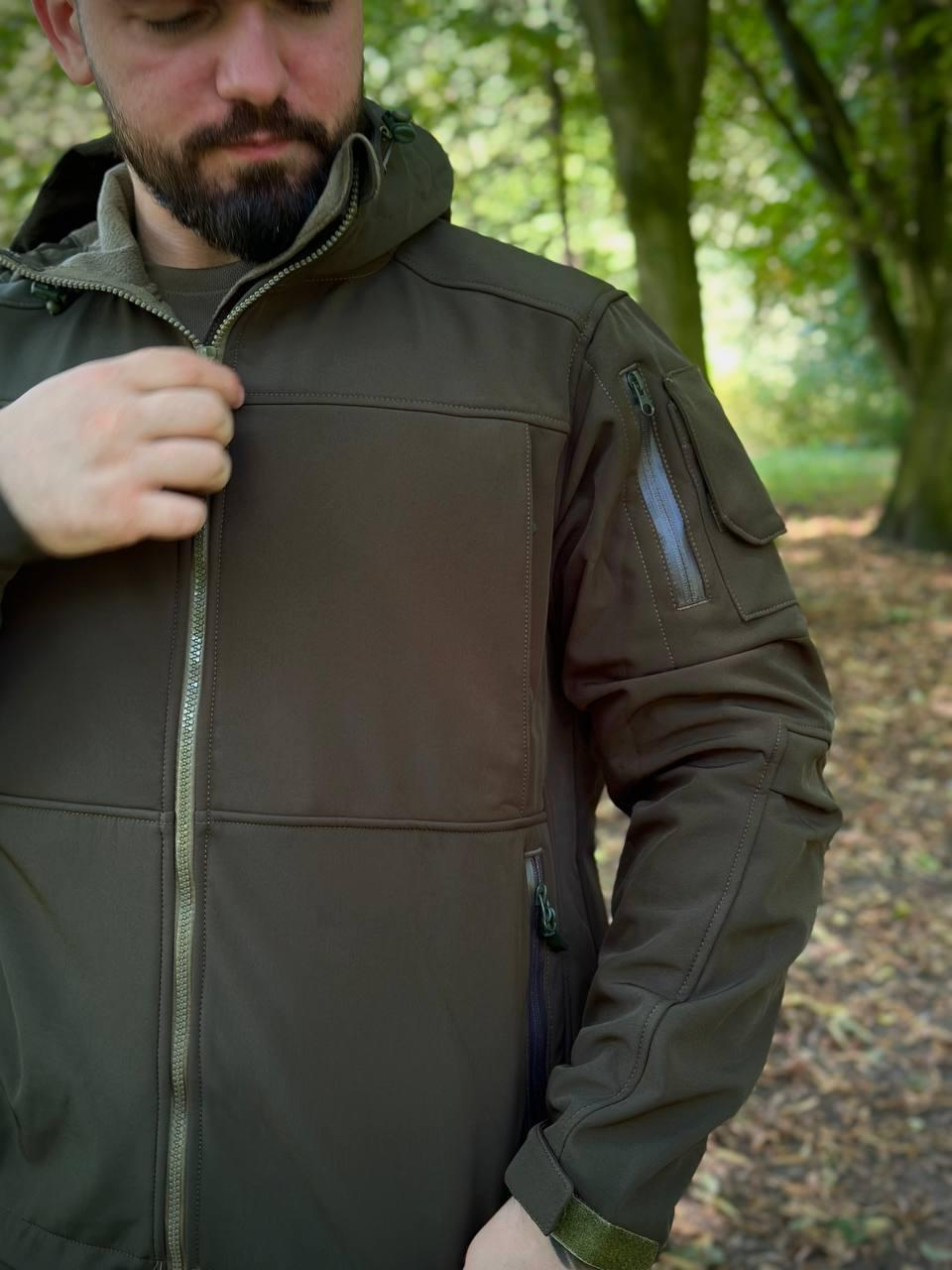 Костюм олива Softshell Куртка + штани