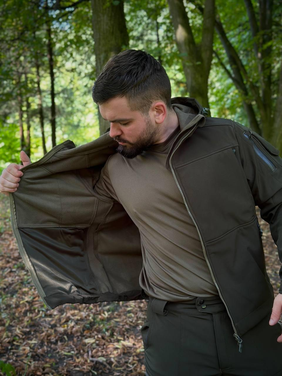 Костюм олива Softshell Куртка + штани