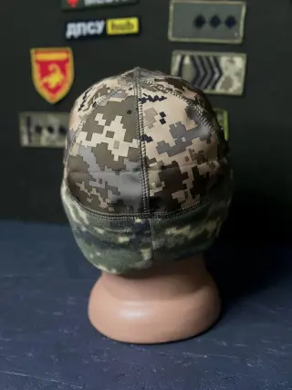 2в1 Шапка + Докерка піксель утеплена