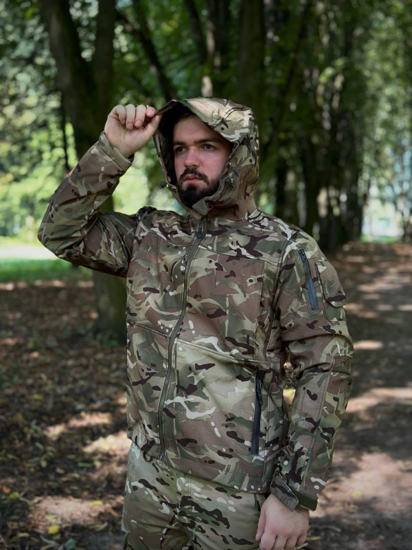 Куртка soffshell multicam RISEN