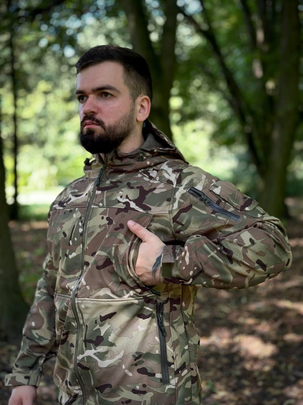 Куртка soffshell multicam RISEN