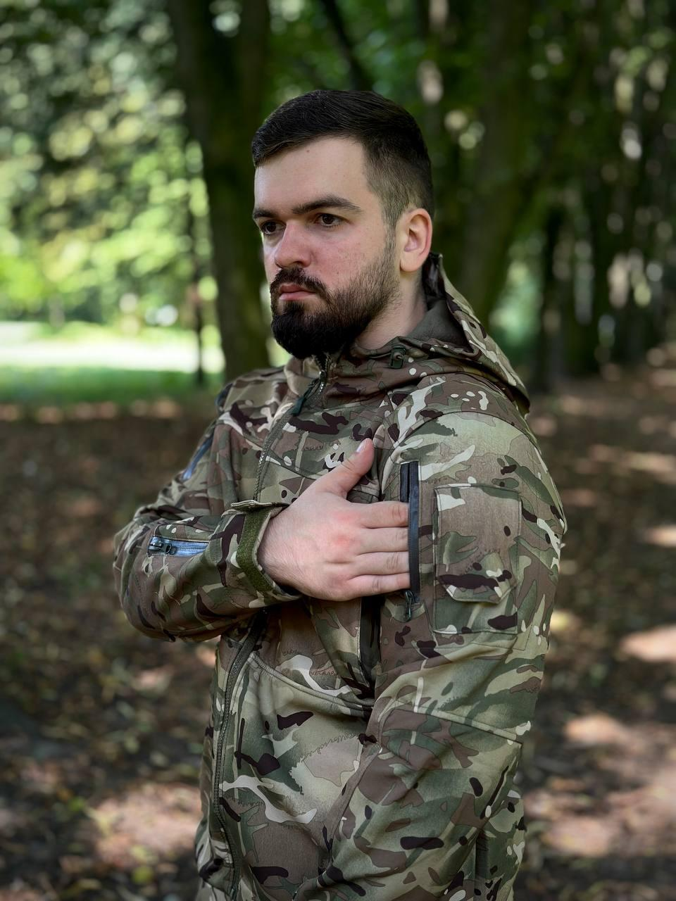 Куртка soffshell multicam RISEN