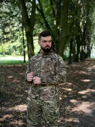 Куртка soffshell multicam RISEN