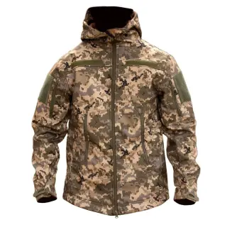 Куртка Soft Shell піксель Софтшелл Демісезон