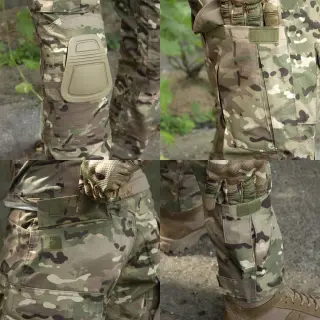 Комплект форми Soft Shell Caiman мультикам куртка + штани G2 та убакс G4