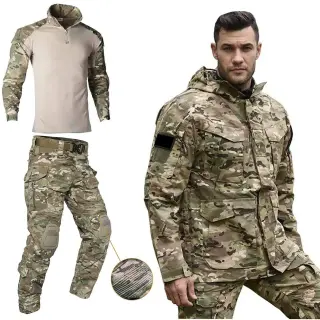 Комплект форми HAN WILD мультикам Курточка + Убакс G3 та Штани G3 з наколінниками