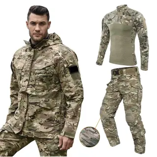 Комплект форми HAN WILD мультикам Курточка + Убакс G4 та Штани G3 з наколінниками