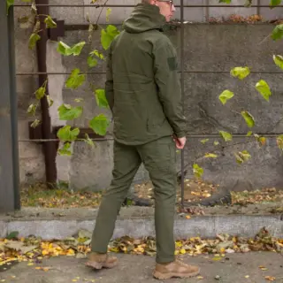Костюм софтшел Gwild Олива Soft Shell на флісі