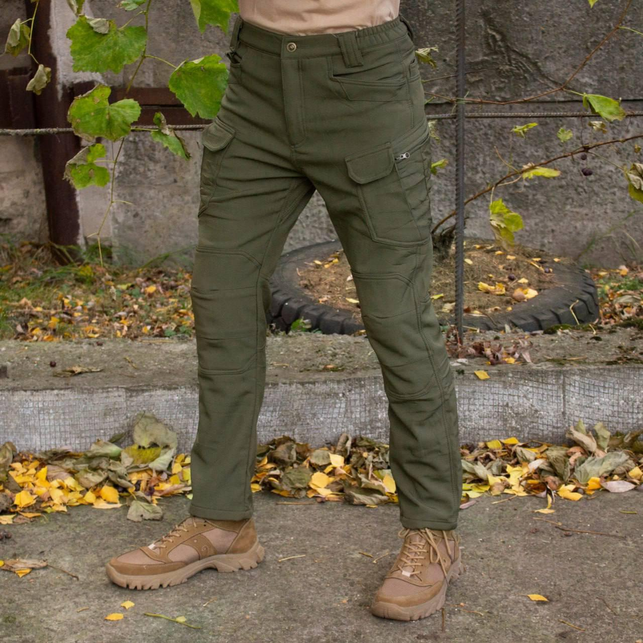 Костюм софтшел Gwild Олива Soft Shell на флісі