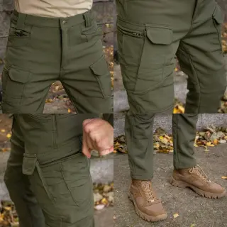 Костюм софтшел Gwild Олива Soft Shell на флісі