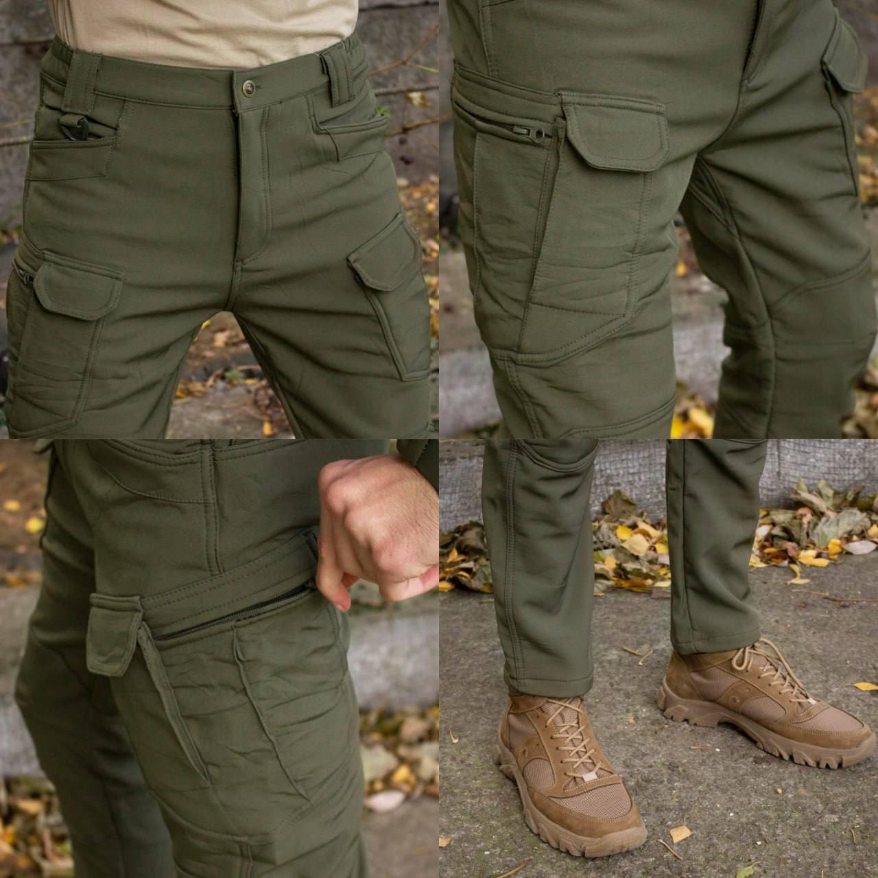 Костюм софтшел Gwild Олива Soft Shell на флісі