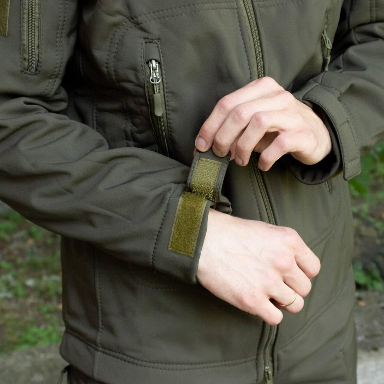 Куртка Soft Shell Олива Софтшелл Демісезон
