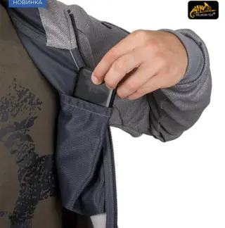 Толстовка на блискавці Helikon-Тех Urban Tactical Hoodie® - Поліестер - Сірий меланж
