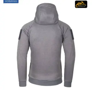 Толстовка на блискавці Helikon-Тех Urban Tactical Hoodie® - Поліестер - Сірий меланж