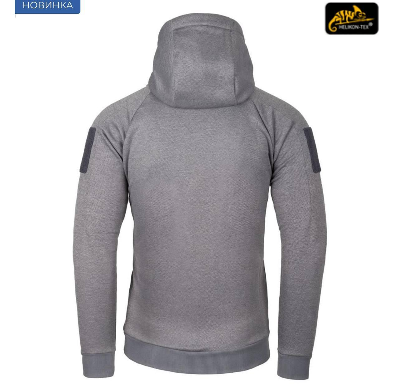 Толстовка на блискавці Helikon-Тех Urban Tactical Hoodie® - Поліестер - Сірий меланж