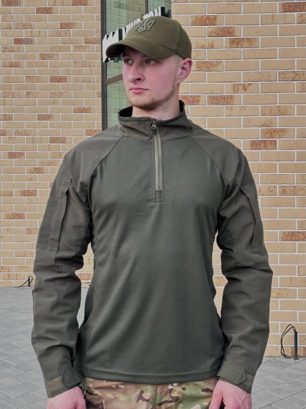 Убакс олива Military CollPass Olive , Військова сорочка . БАТАЛИ