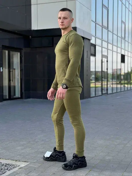 Термобілизна вафелька хакі