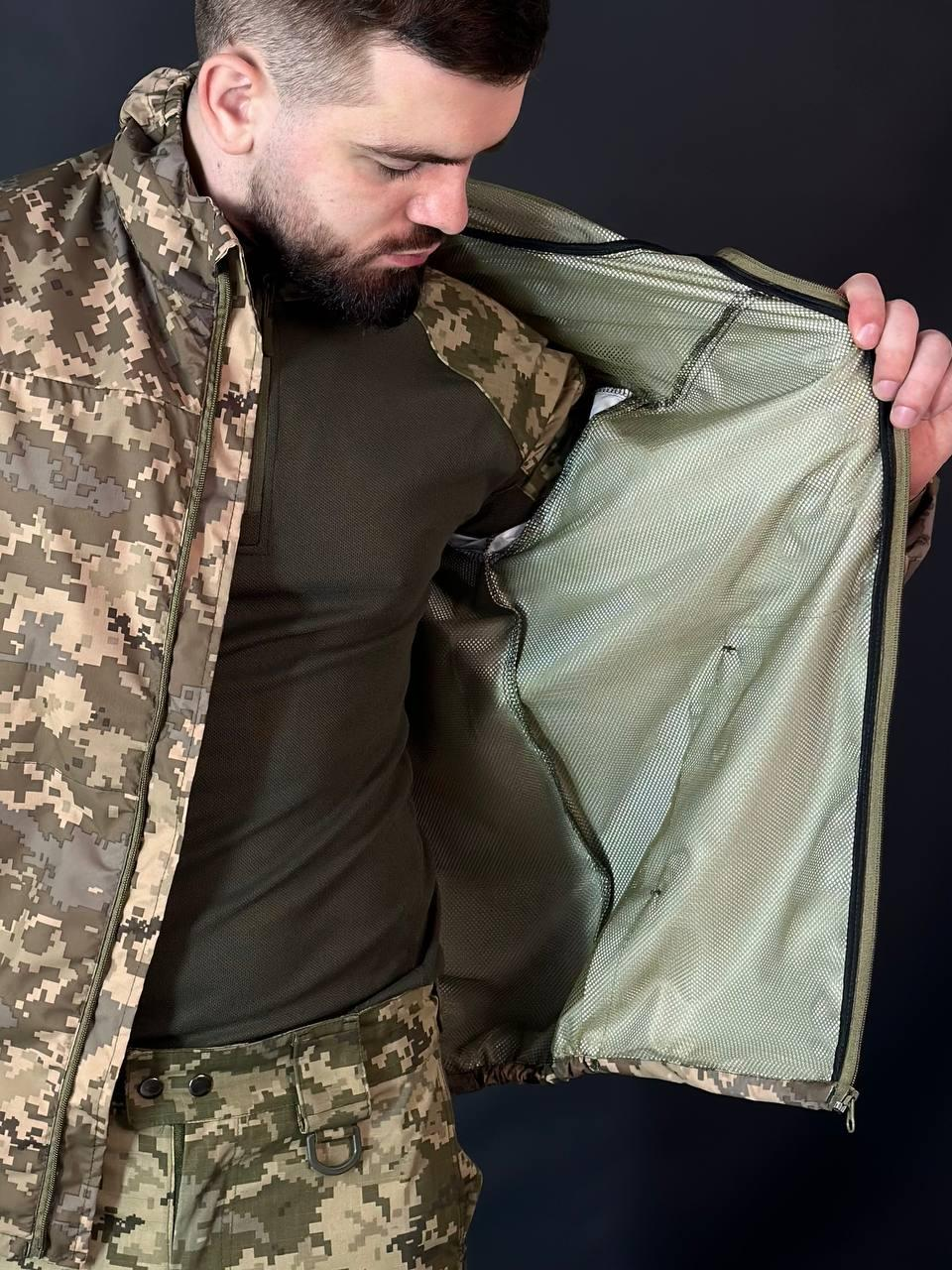 Тактична Куртка Піксель Мембарна Сітка 3D мм14