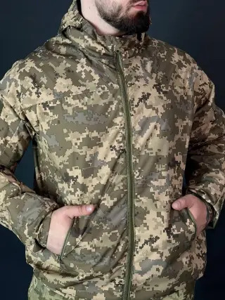 Тактична Куртка Піксель Мембарна Сітка 3D мм14