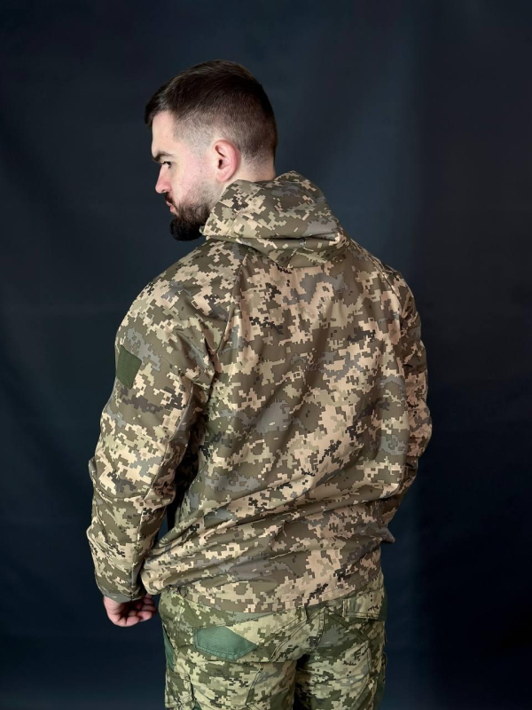 Тактична Куртка Піксель Мембарна Сітка 3D мм14