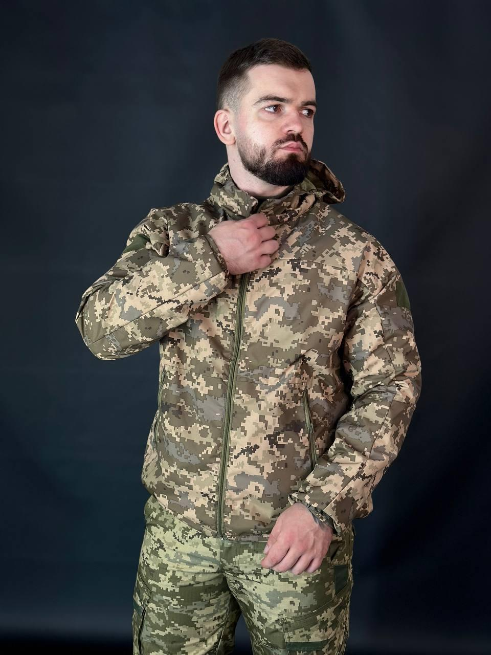Тактична Куртка Піксель Мембарна Сітка 3D мм14