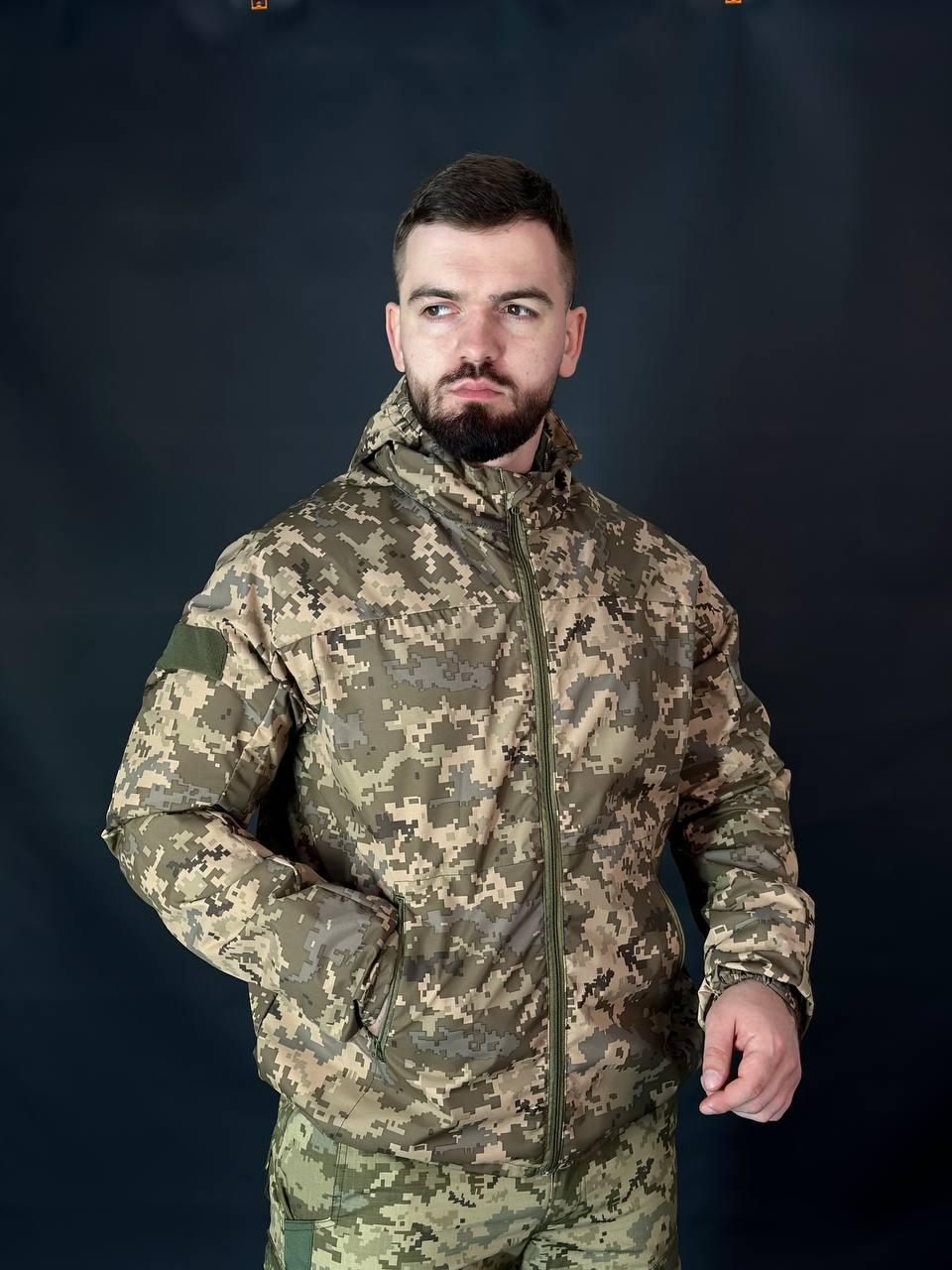 Тактична Куртка Піксель Мембарна Сітка 3D мм14