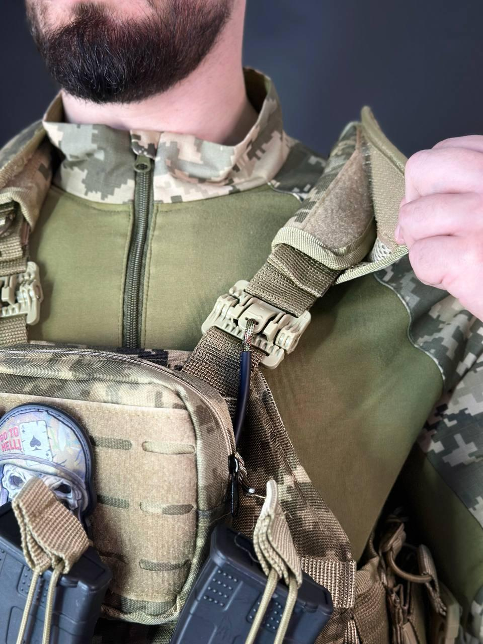 Плитоноска з напашником Mask