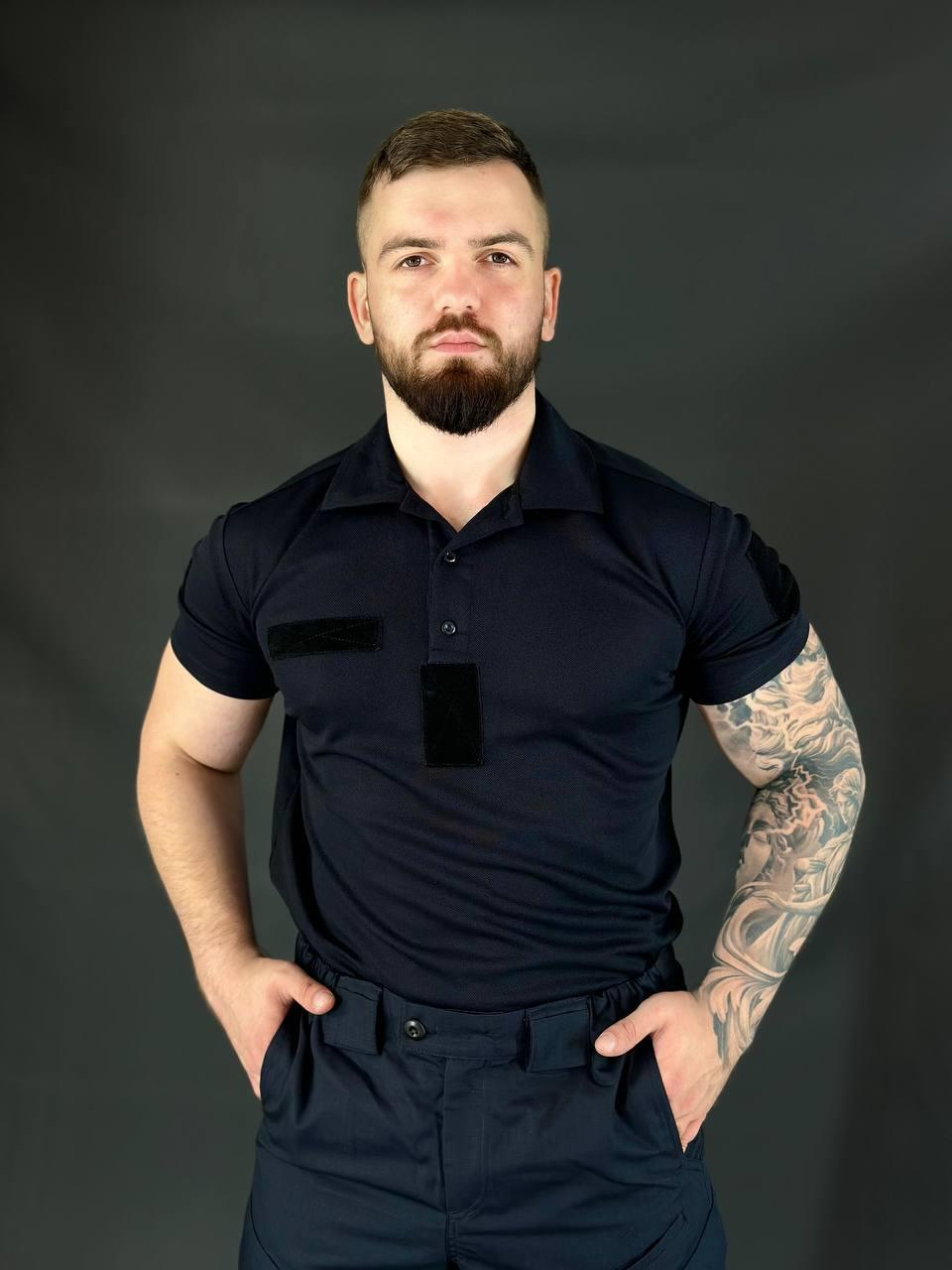Поло синє + штани кайман сині