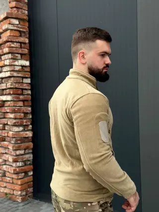 Флісова кофта Single Sword койот