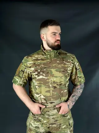 убакс мультикамз коротким рукавом cool pass