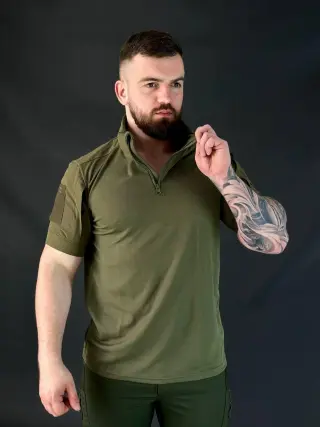 убакс олива з коротким рукавом cool pass