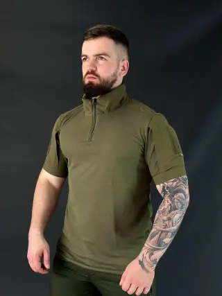 убакс олива з коротким рукавом cool pass