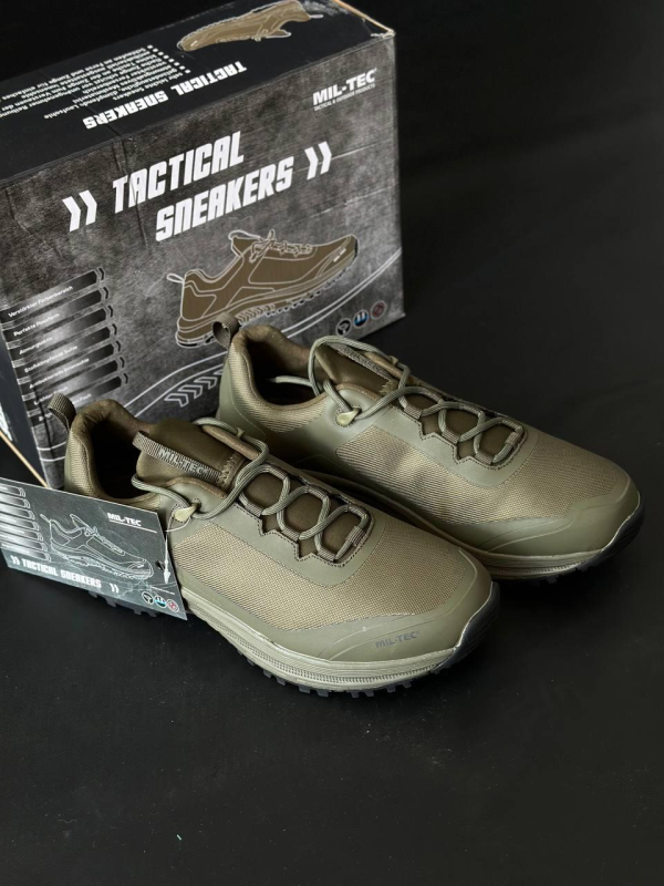 Кросівки MIL-TEC "TACTICAL SNEAKER" олива