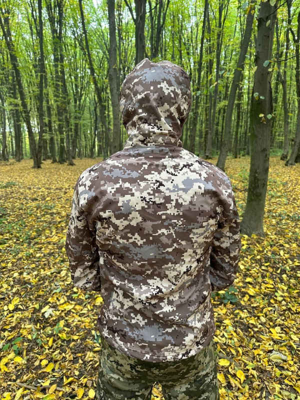 Куртка softshell піксель