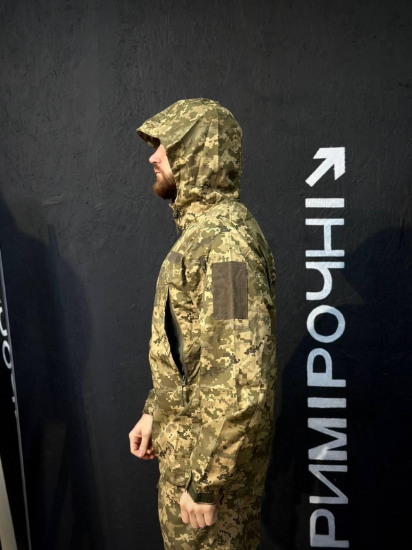 Легка Весняна Куртка Піксель Hunter De Lux TWILL mm14 Military